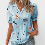 Emily - Blus med V-ringning – bild 5