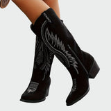 Embroidered, Elegant Western Boots