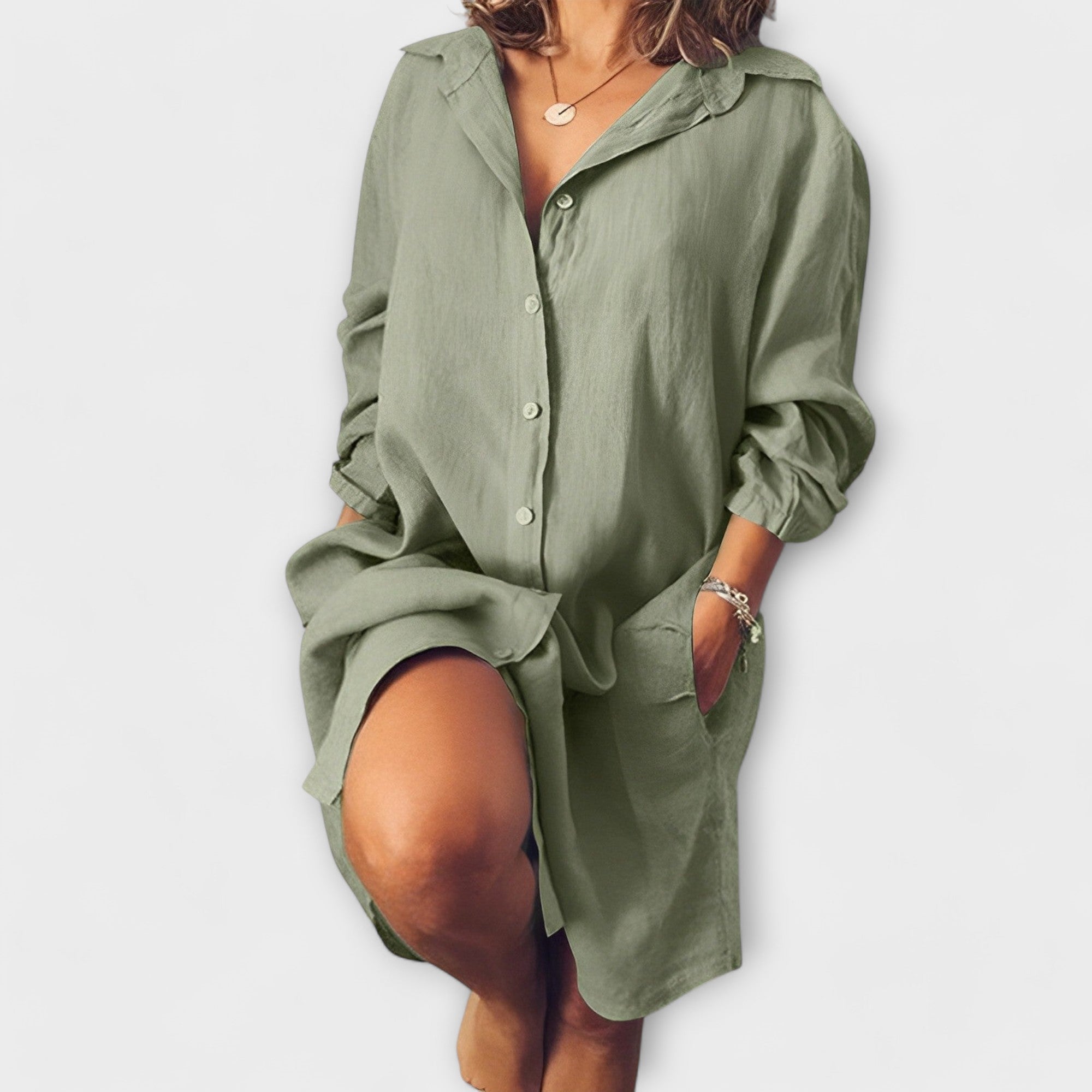 Clara - Ledig linneblus – bild 7