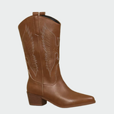 Western Leather Cowboy Boots