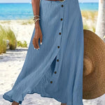 Semi-Sheer-maxikjol med slits – bild 7