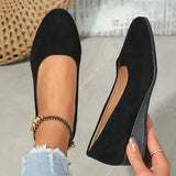 Sela - Comfortable Wedge-Heel Ballet Flats