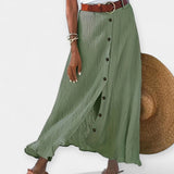 Semi-Sheer-maxikjol med slits – bild 3