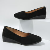 Sela - Comfortable Wedge-Heel Ballet Flats