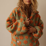 Daisy - Floral Fleece Jumper