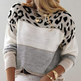 Everly - Casual Leopard Print Jumper