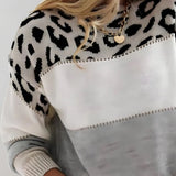 Everly - Casual Leopard Print Jumper