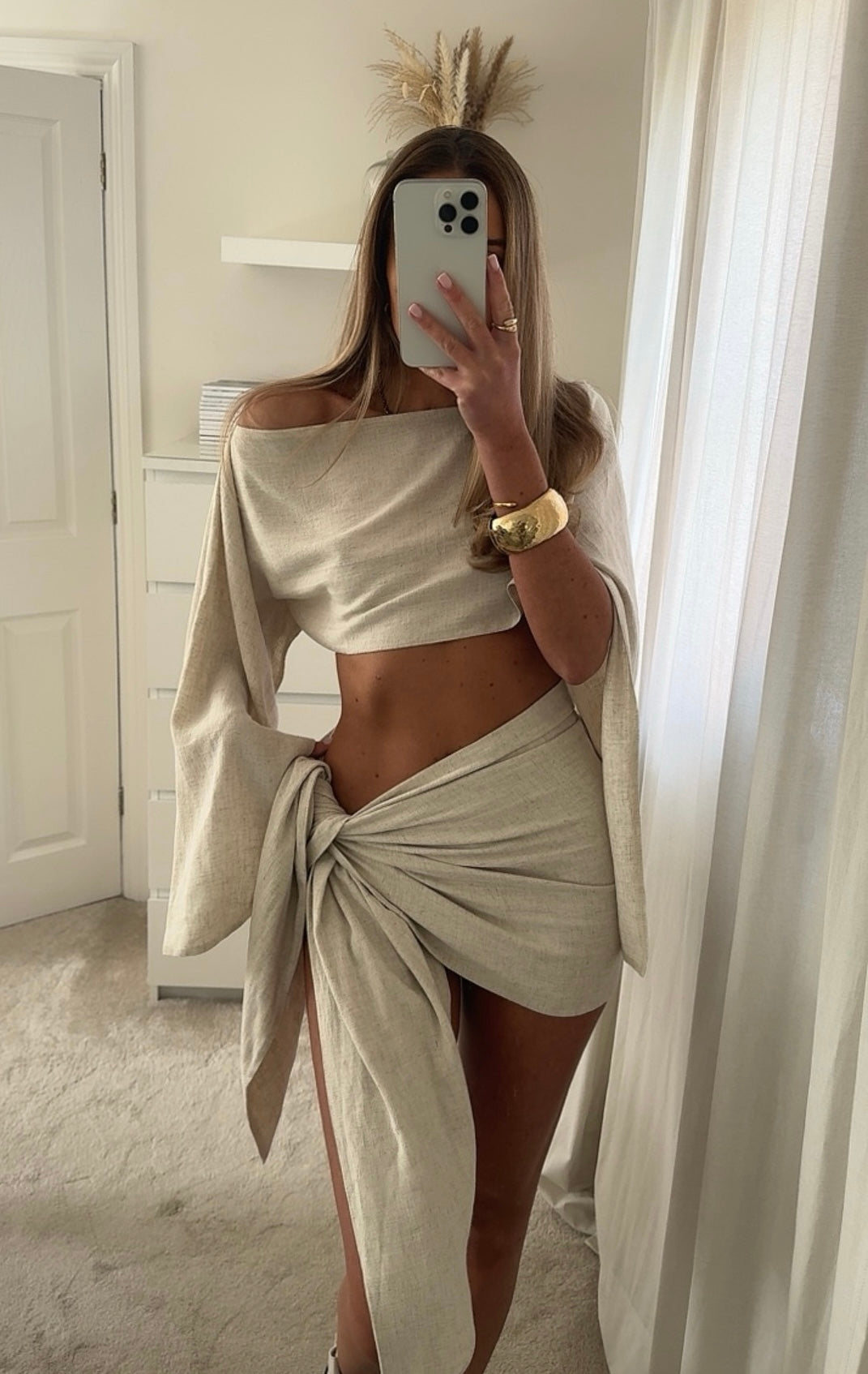 Ainsley - Sarongset i linne – bild 5