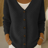 Eleonora | Quiltad cardigan med knappar – bild 6