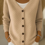 Eleonora | Quiltad cardigan med knappar – bild 3