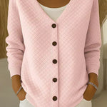 Eleonora | Quiltad cardigan med knappar