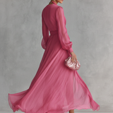 Daisy - Elegant Long Chiffon Dress