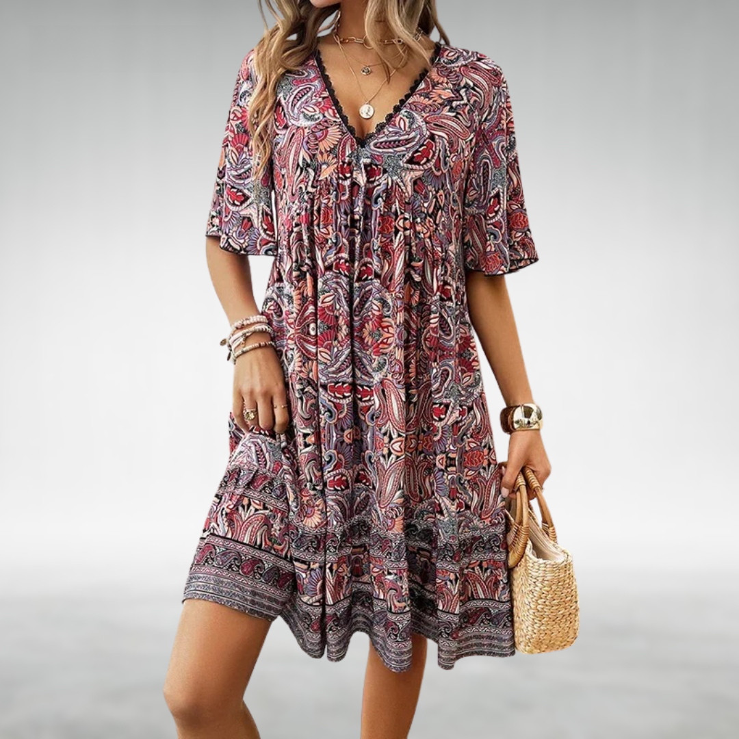 Quinley - Boho-klänning med sväng – bild 3