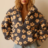Daisy - Floral Fleece Jumper