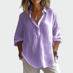 Elegant blus i ledig stil – bild 4