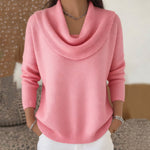 Iole | Pullover med draperad krage – bild 2