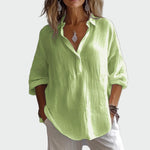 Elegant blus i ledig stil – bild 3