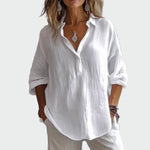 Elegant blus i ledig stil