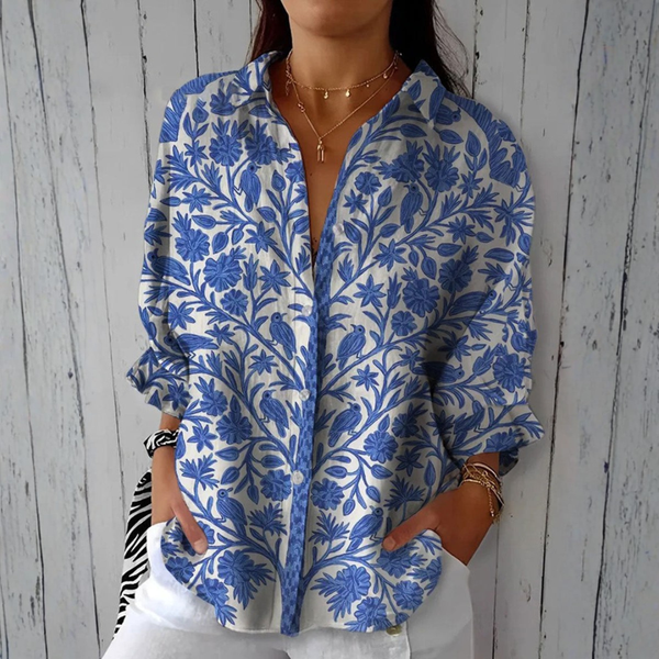 Elise - Garden Bird Blouse