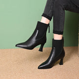 Clara - Leather Platform Boots