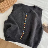 Maribela - Button Knit Vest