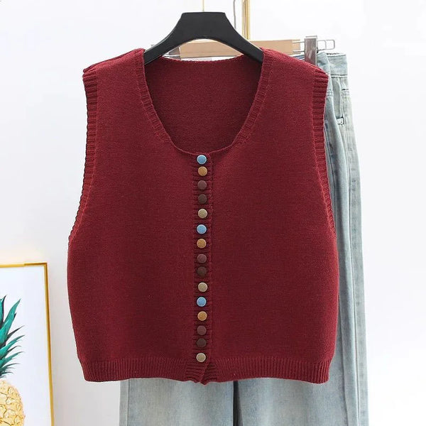 Maribela - Button Knit Vest