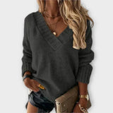 Carolina - Comfortable V-Neck Sweater