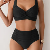 Laluna® | High-Waisted Summer Bikini Set