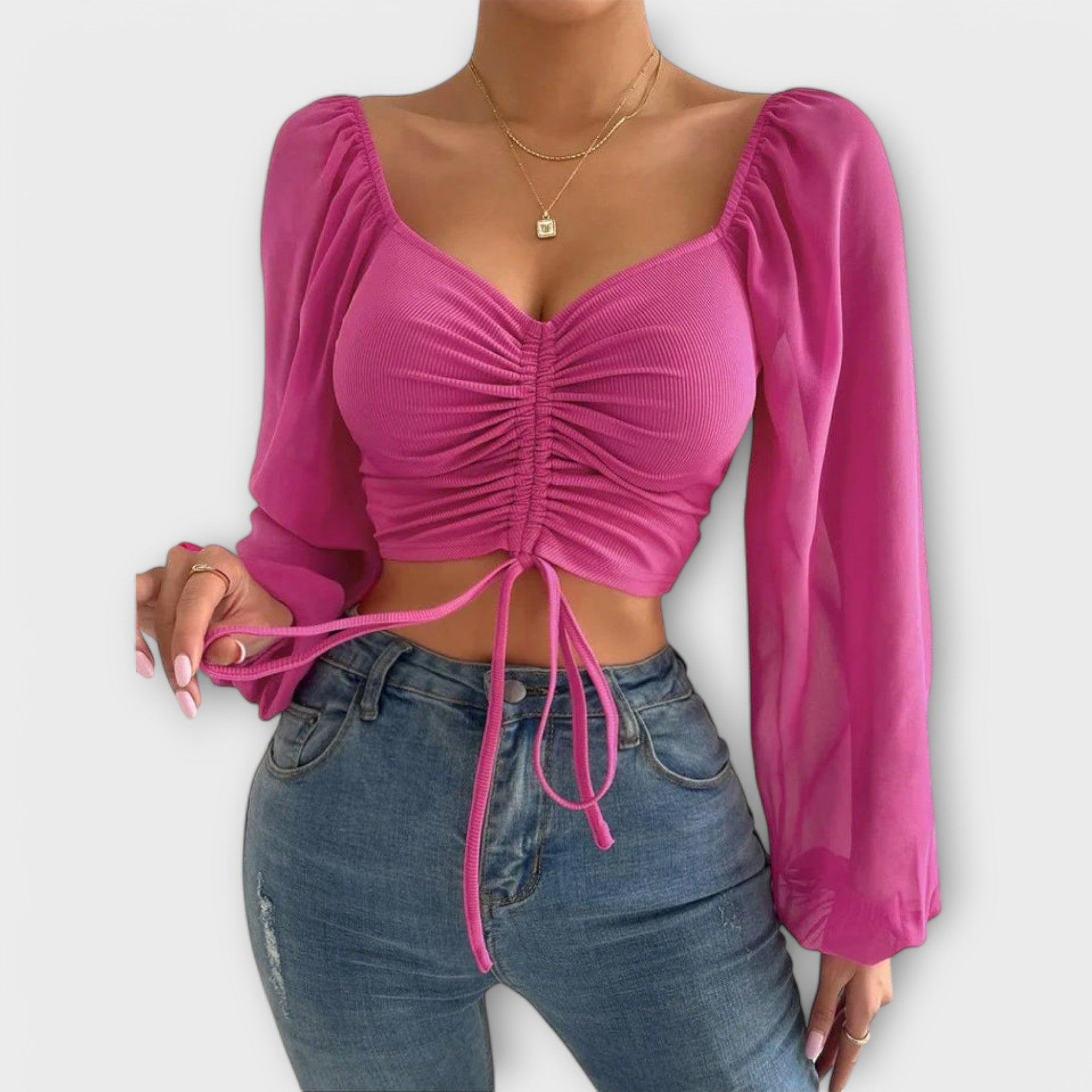 Jaqueline - Mångsidig blus – bild 6