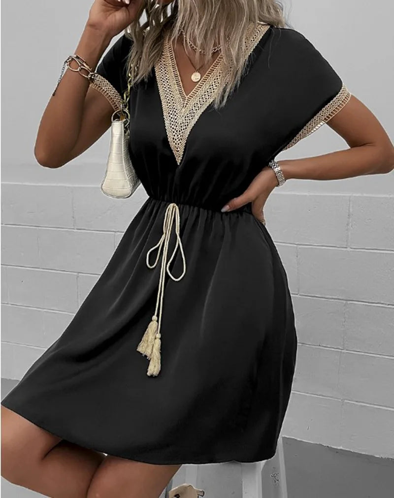 Sabrina - Elegant boho-klänning – bild 3