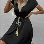 Sabrina - Elegant boho-klänning – bild 3