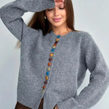 Nicole - Button Detail Cardigan