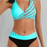 Mona - Printed Bikini in Warm Tones