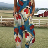 Cluckin’ Cute Dungarees