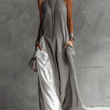 Hanna | Asymmetric Sleeveless Maxi Dress