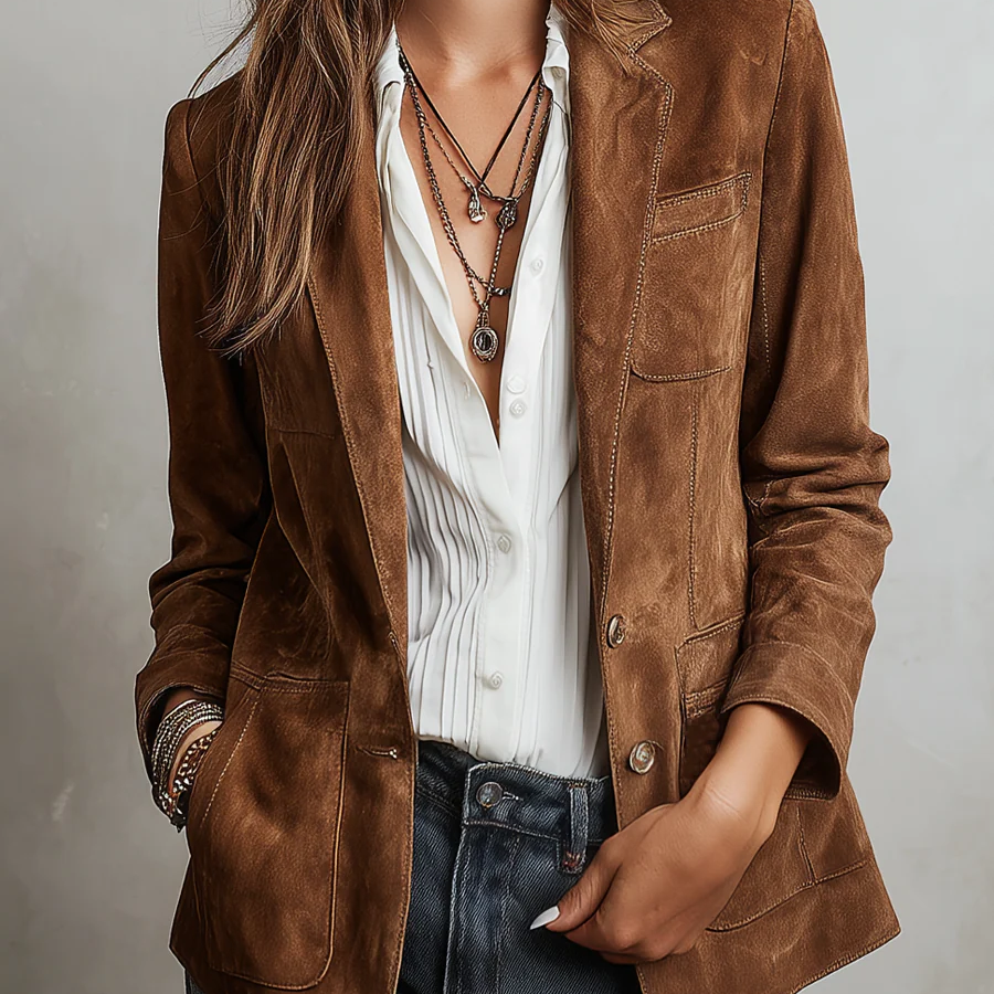 Cristina - Brun vintagekavaj