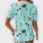 Emily - Blus med V-ringning – bild 16