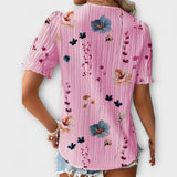 Emily - Blus med V-ringning – bild 6