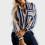 Ema - Ledig randig blus