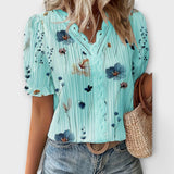 Emily - Blus med V-ringning – bild 17