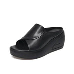 Eliza | Ortopediska sandaler med slip-on-design och kilklack
