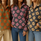 Daisy - Floral Fleece Jumper