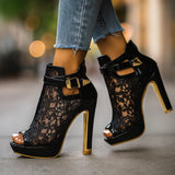 Liliana - Lace Heels