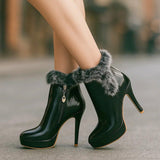 Heather - Cosy Heeled Boots