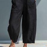 Sleeveless Linen Overalls