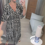 Lillia - Mönstrad boho-klänning – bild 2