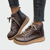 Low-Shaft Orthopaedic Leather Boots