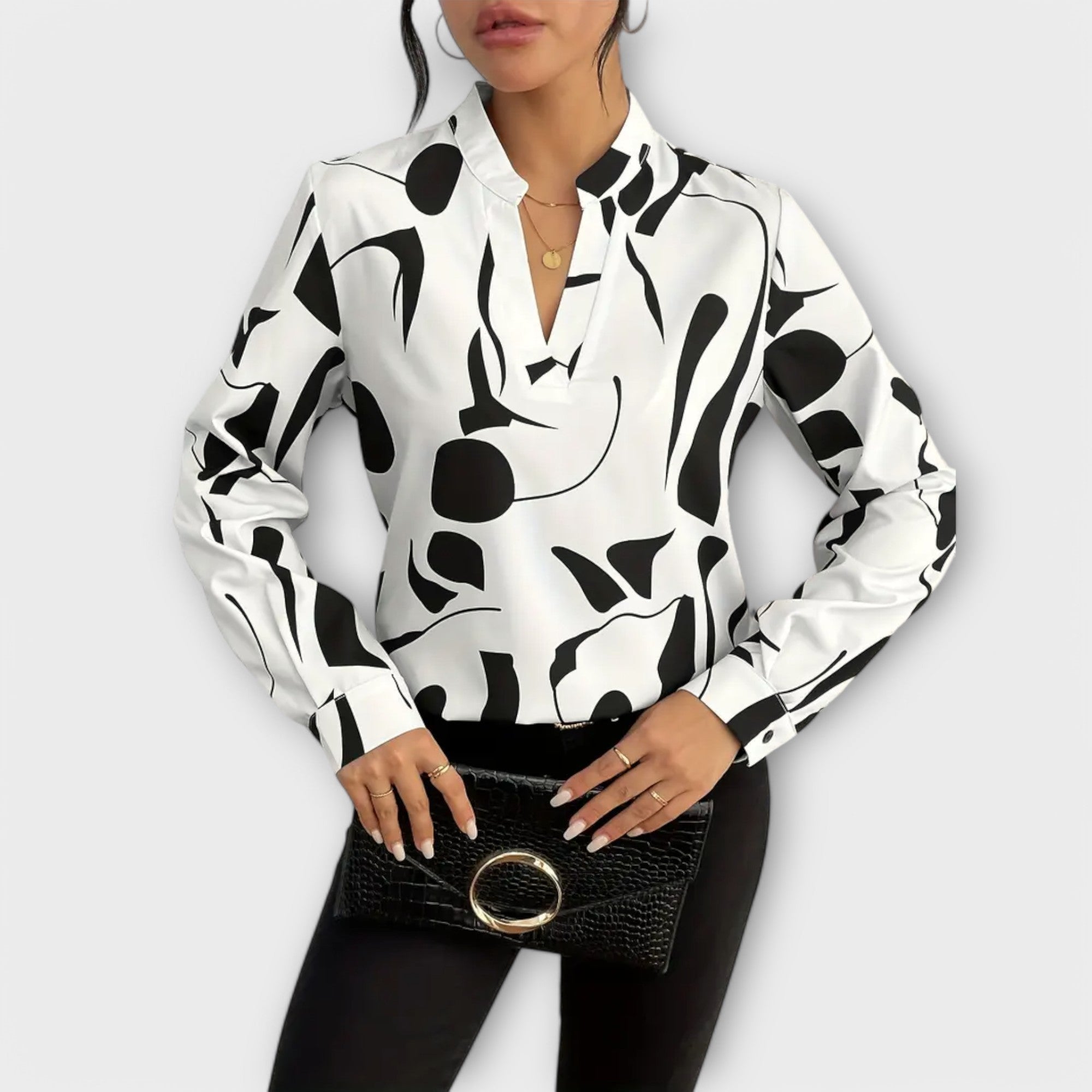 Catarina - Elegant långärmad blus – bild 2