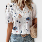 Emily - Blus med V-ringning – bild 3