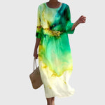 Hayley™ | Elegant blommig maxiklänning – bild 6